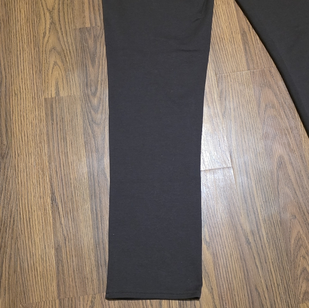 Calvin Klein Chocolate Brown Compression Pants Leggings Size 8 Stretch E43 - Picture 9 of 11